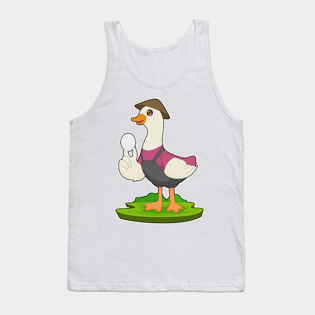 Duck Farmer Egg Tank Top by Markus Schnabel